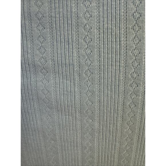 Wild Fable Women Small Trendy Square Neck Blue Long Sleeve Pointelle Shirt New - Picture 4 of 8